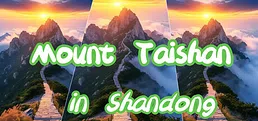 Mount Taishan in Shandong