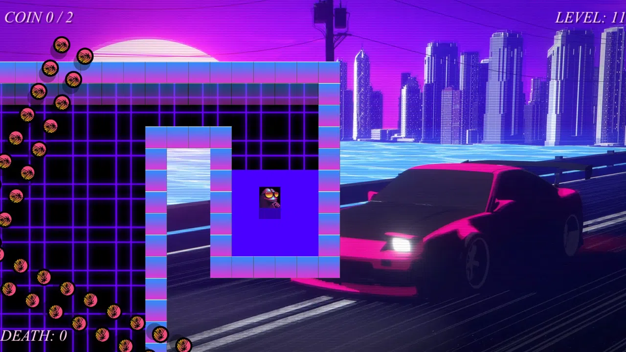 Vaporwave Hardest Game - Retrowave Edition Screenshot 8