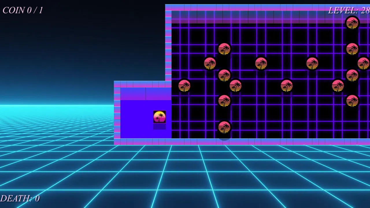 Vaporwave Hardest Game - Retrowave Edition Screenshot 9