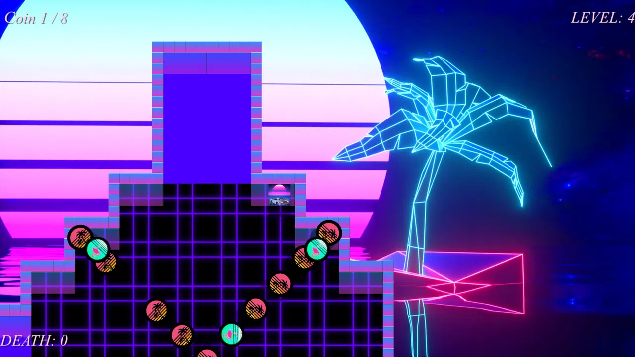Vaporwave Hardest Game - Retrowave Edition Screenshot 3