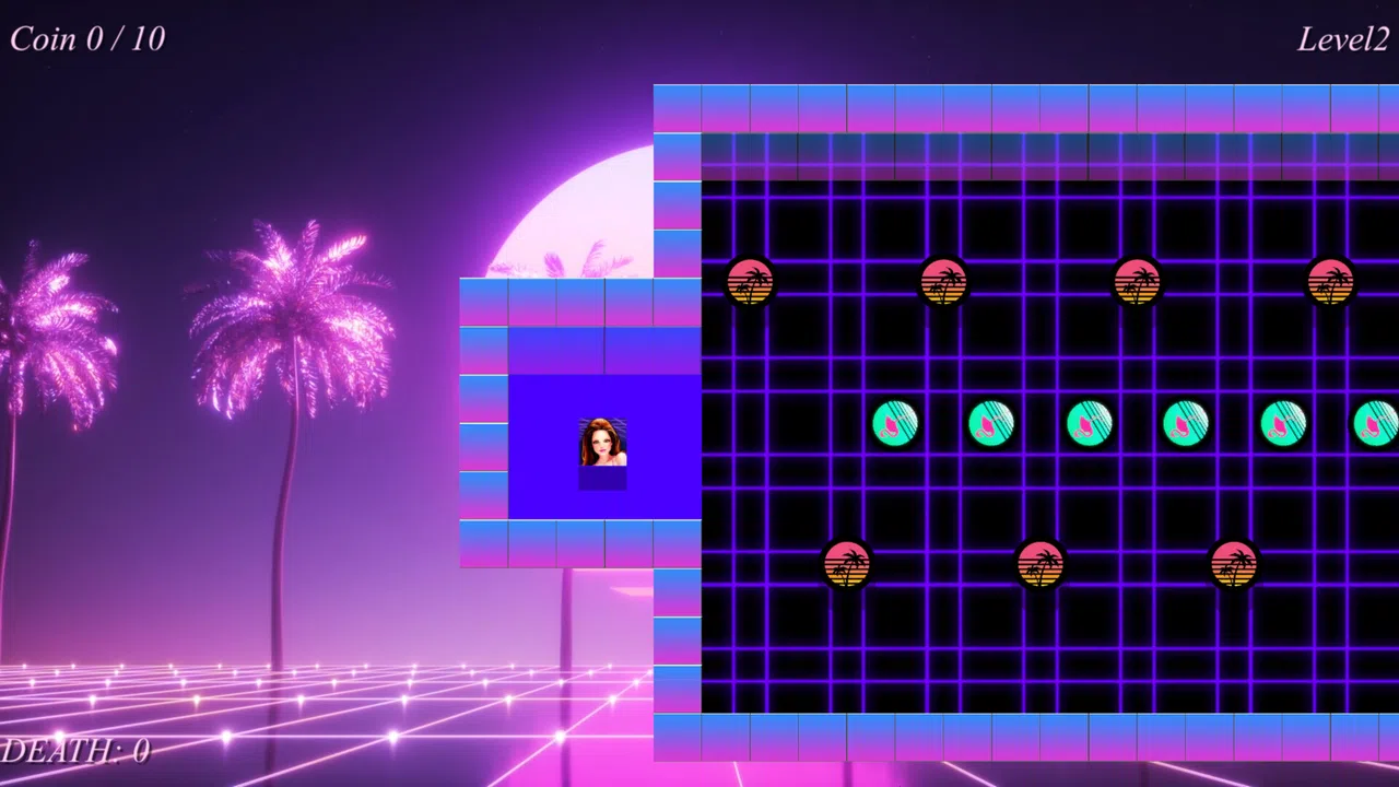 Vaporwave Hardest Game - Retrowave Edition Screenshot 5