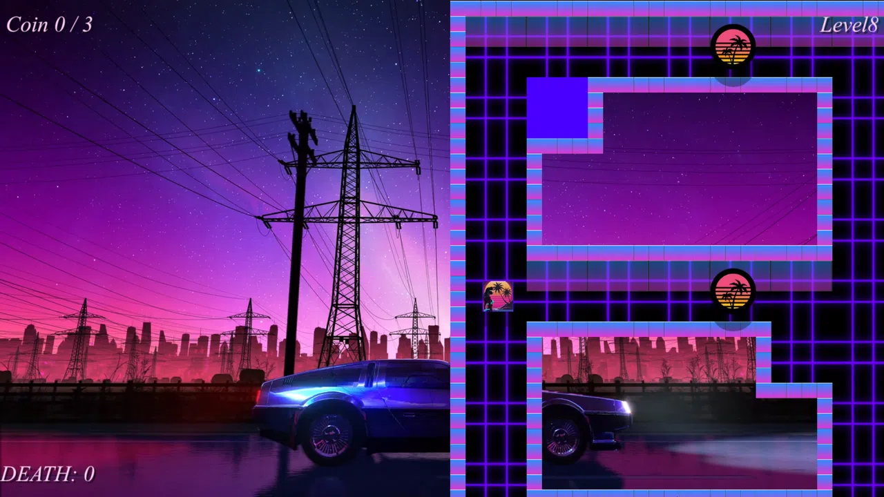 Vaporwave Hardest Game - Retrowave Edition Screenshot 7