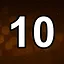10 level completed icon