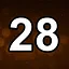 28 level completed icon