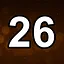 26 level completed icon