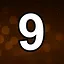 9 level completed icon