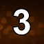 3 level completed icon