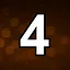 4 level completed icon