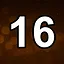 16 level completed icon