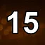 15 level completed icon