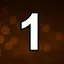 1 level completed icon