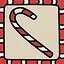 A candy cane icon