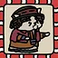 The grandmother with pigeons icon