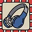 A headphone icon