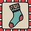 A knit socks icon