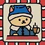 The child selling hot cocoa icon