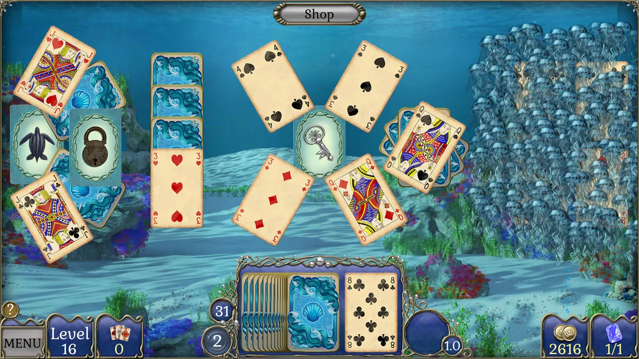 Jewel Match Atlantis Solitaire 5 - Collector's Edition Screenshot 2