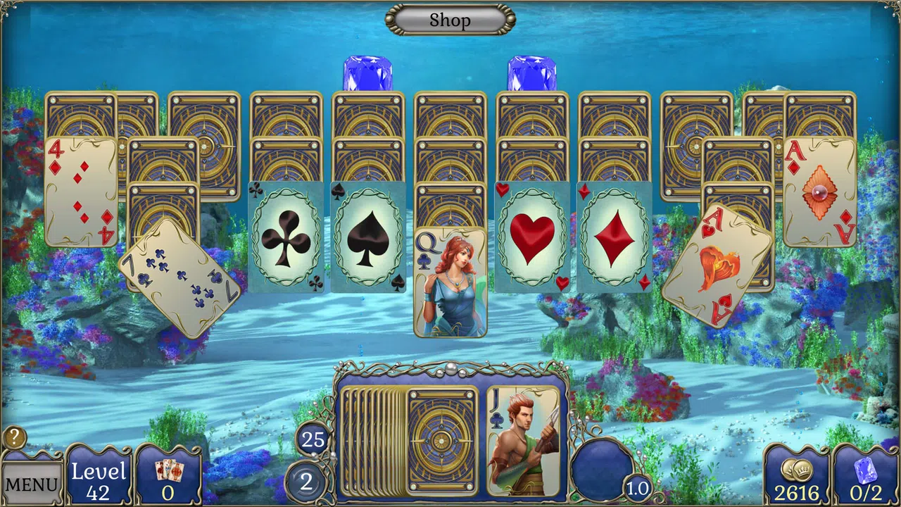 Jewel Match Atlantis Solitaire 5 - Collector's Edition Screenshot 6