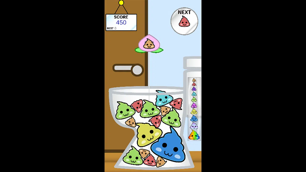 Poop Game【Suika-Style Falling Puzzle】 Screenshot 4