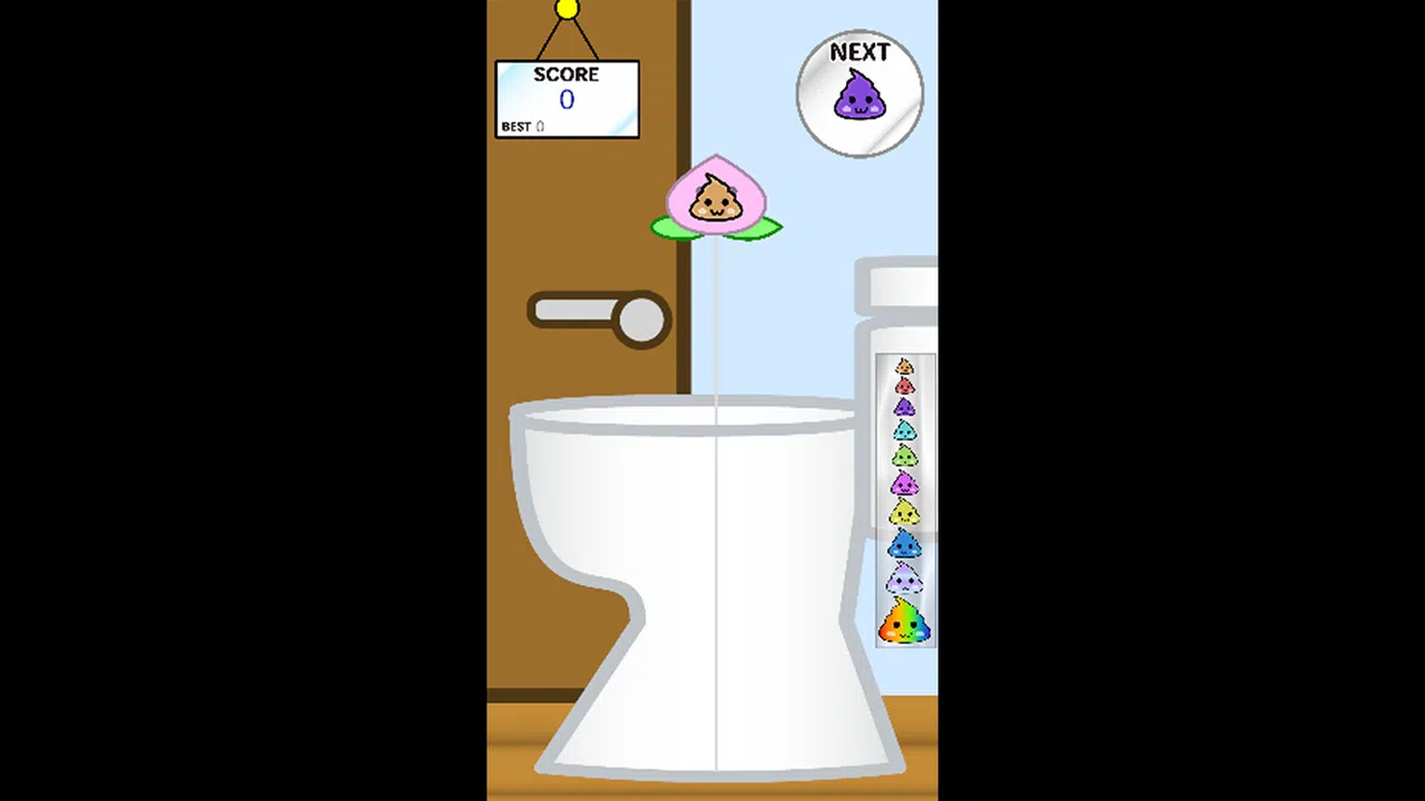 Poop Game【Suika-Style Falling Puzzle】 Screenshot 0