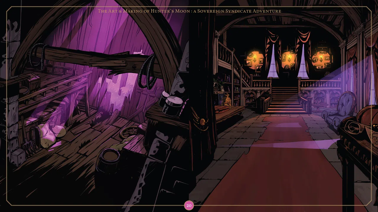 Hunter's Moon: A Sovereign Syndicate Adventure - Digital Artbook Screenshot 1