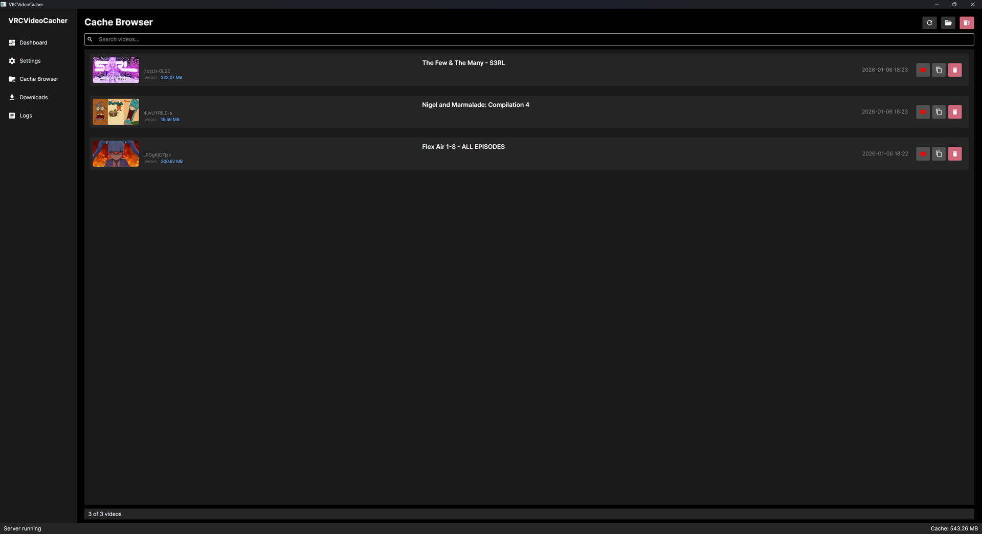 VRCVideoCacher Screenshot 3