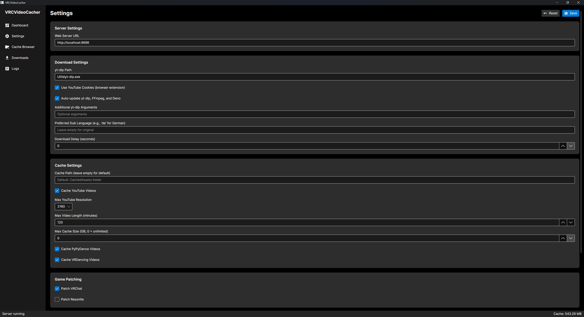 VRCVideoCacher Screenshot 1
