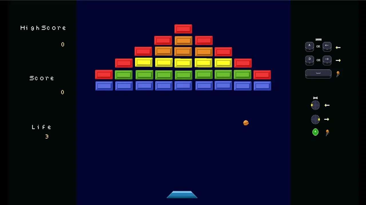 Retro Memories: Brick Braker Screenshot 1