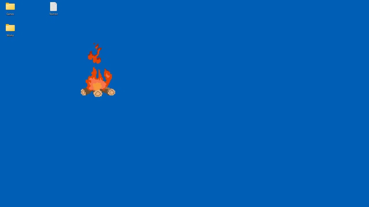Pixel Bonfire (Desktop Mascot) Screenshot 3