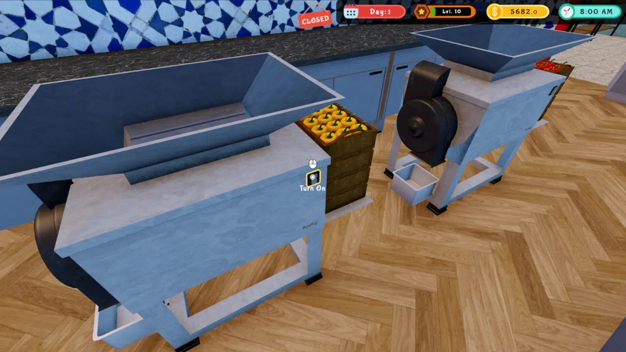 Pizza Restaurant Together - Vegetable Cutting Machine Screenshot 2