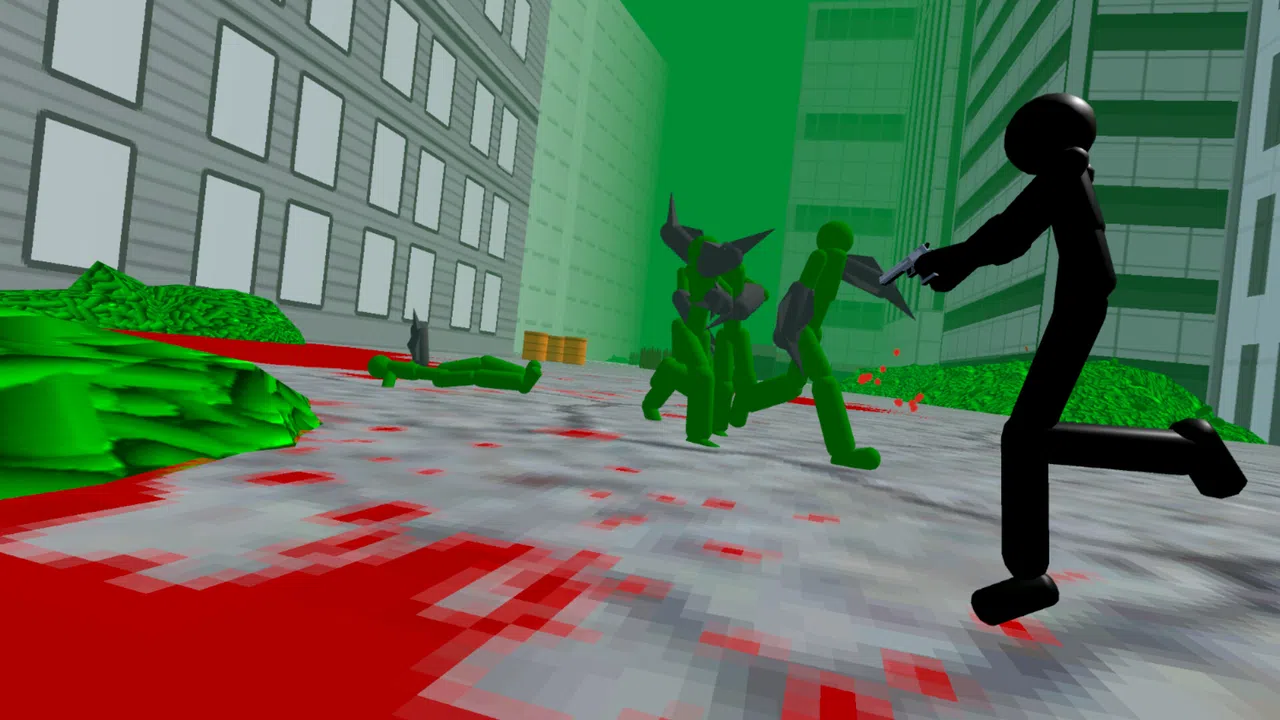 Stickman Zombie Shooting 3D Screenshot 0