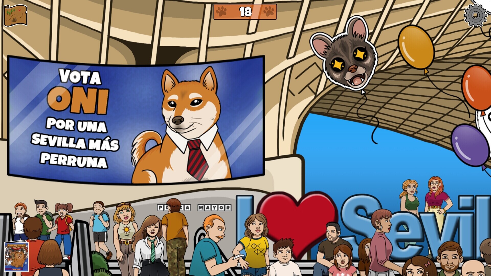 Pomelo & Friends: Sevilla Screenshot 1