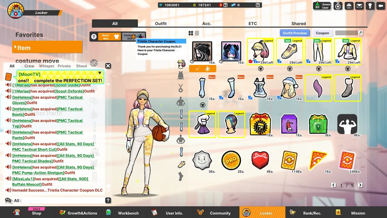 Freestyle2 - Tristia Character Coupon Screenshot 0