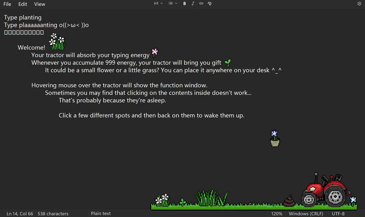 Type Planting Screenshot 1