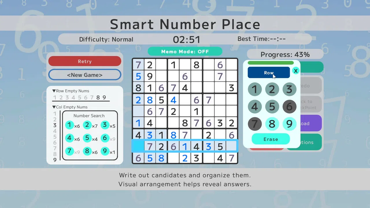 Smart Number Place Screenshot 1