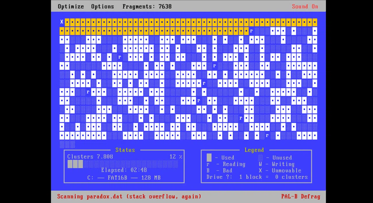 Idle Defragmenter 95 Screenshot 1