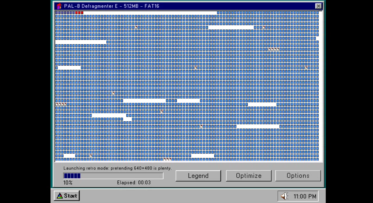 Idle Defragmenter 95 Screenshot 3