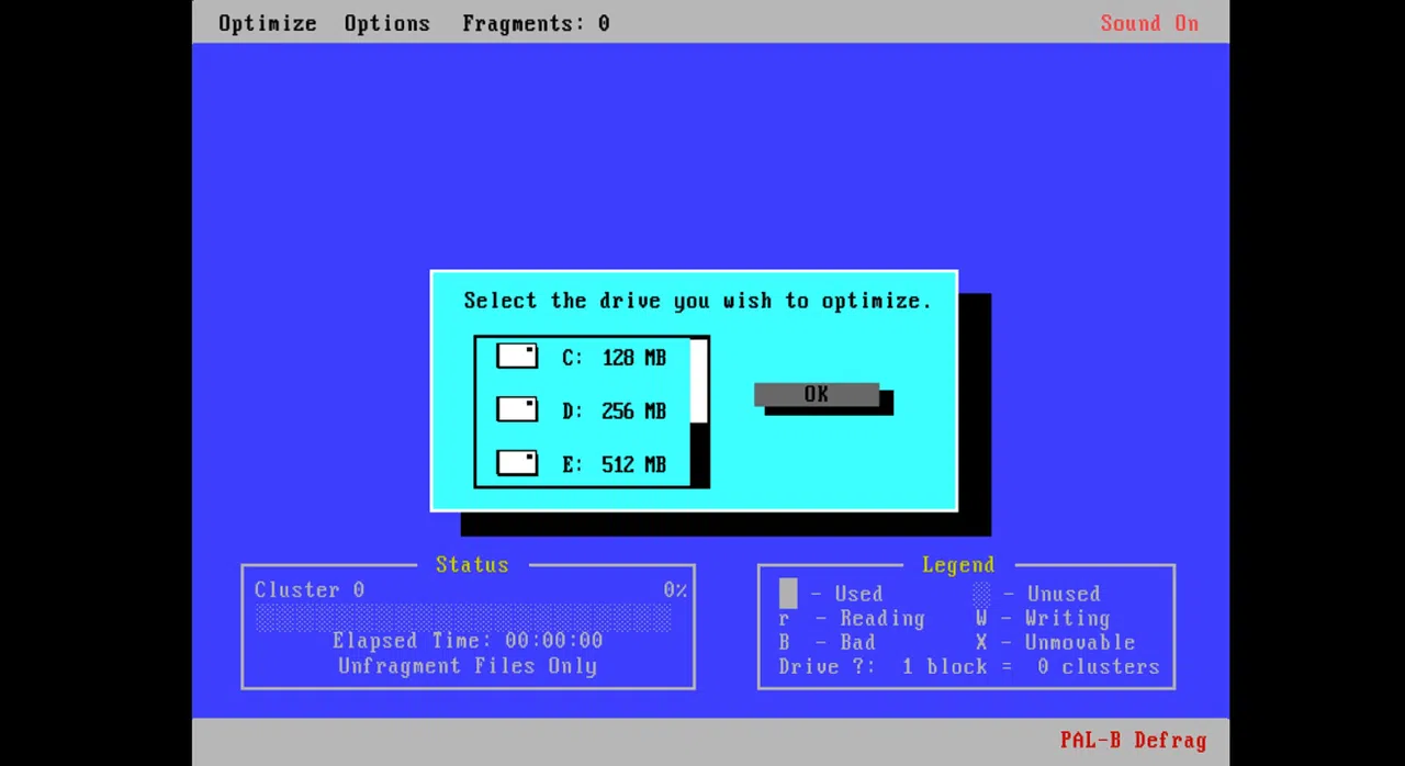 Idle Defragmenter 95 Screenshot 4