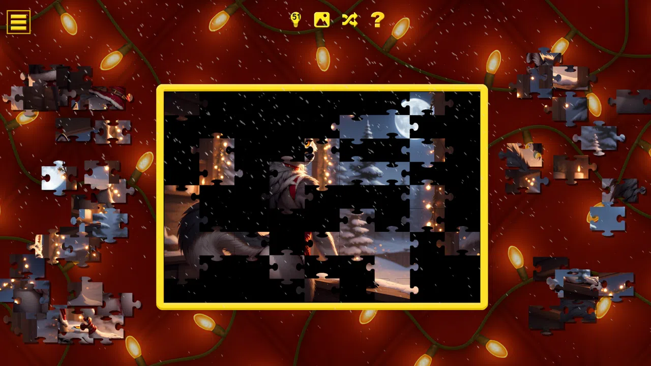 Furry Christmas Temptation – Naughty Jigsaw Screenshot 8