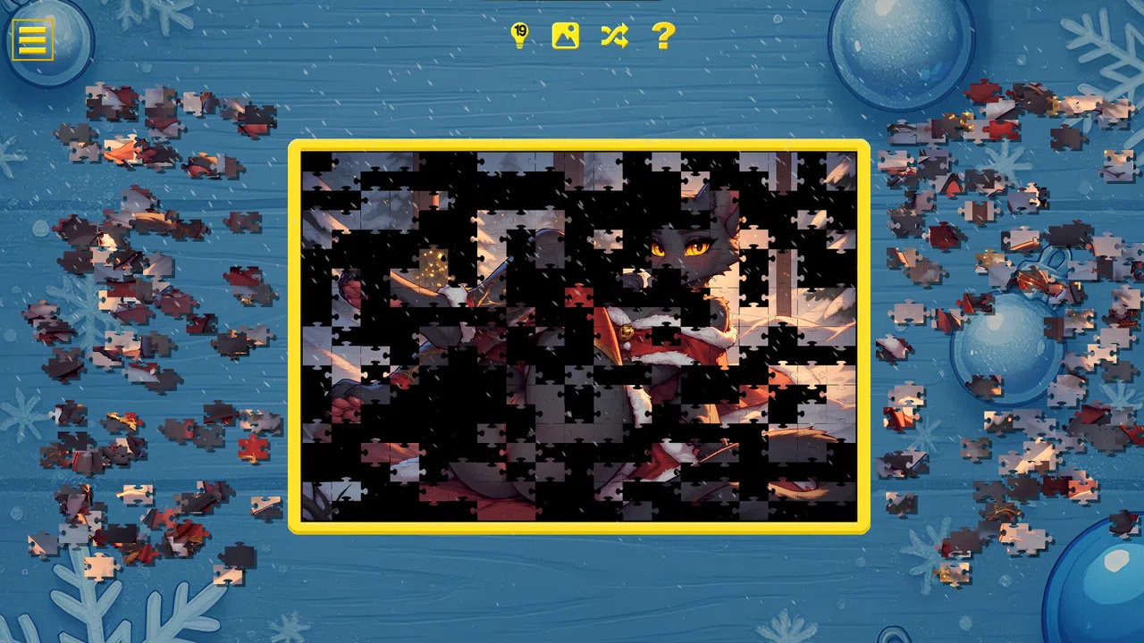 Furry Christmas Temptation – Naughty Jigsaw Screenshot 4