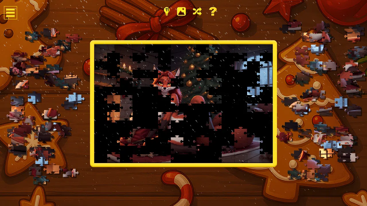 Furry Christmas Temptation – Naughty Jigsaw Screenshot 12