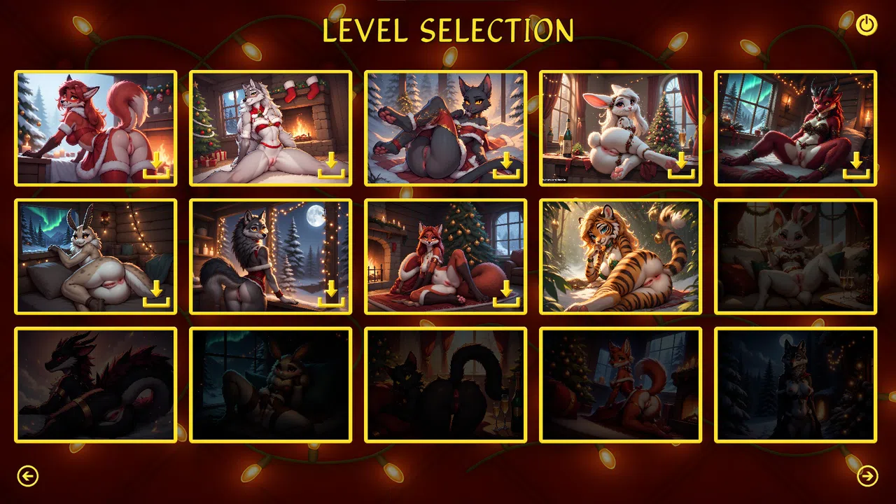 Furry Christmas Temptation – Naughty Jigsaw Screenshot 2