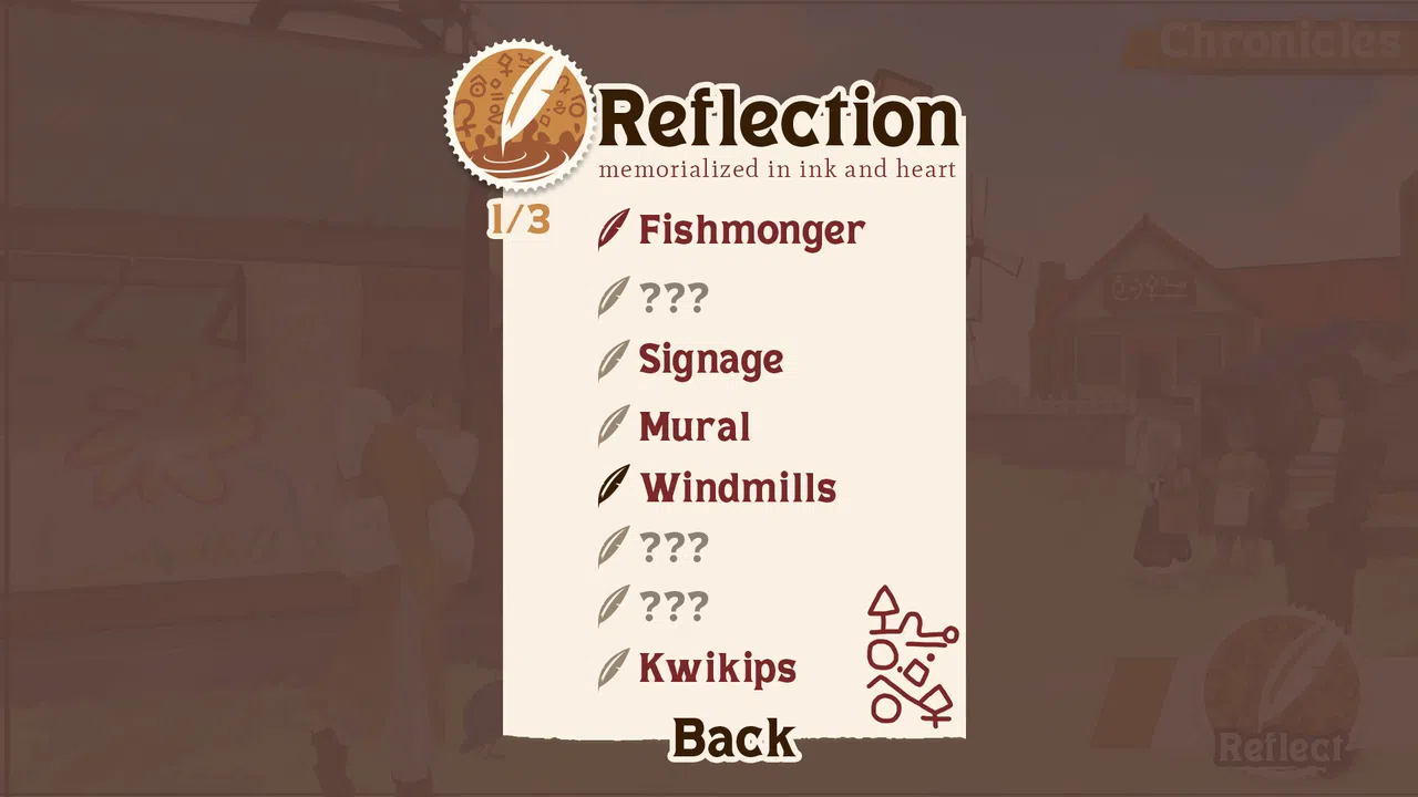 Upwards, Rain! Reflections of the Chronicler Official Artbook Screenshot 1