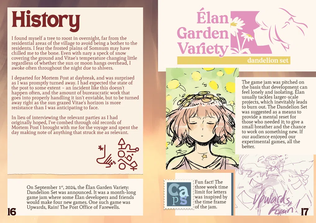 Upwards, Rain! Reflections of the Chronicler Official Artbook Screenshot 2