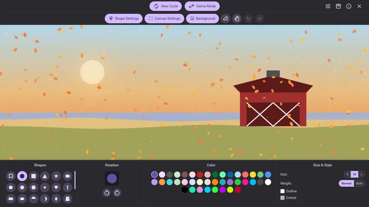 Shapeweaver - Holiday Festive Background Pack Screenshot 1