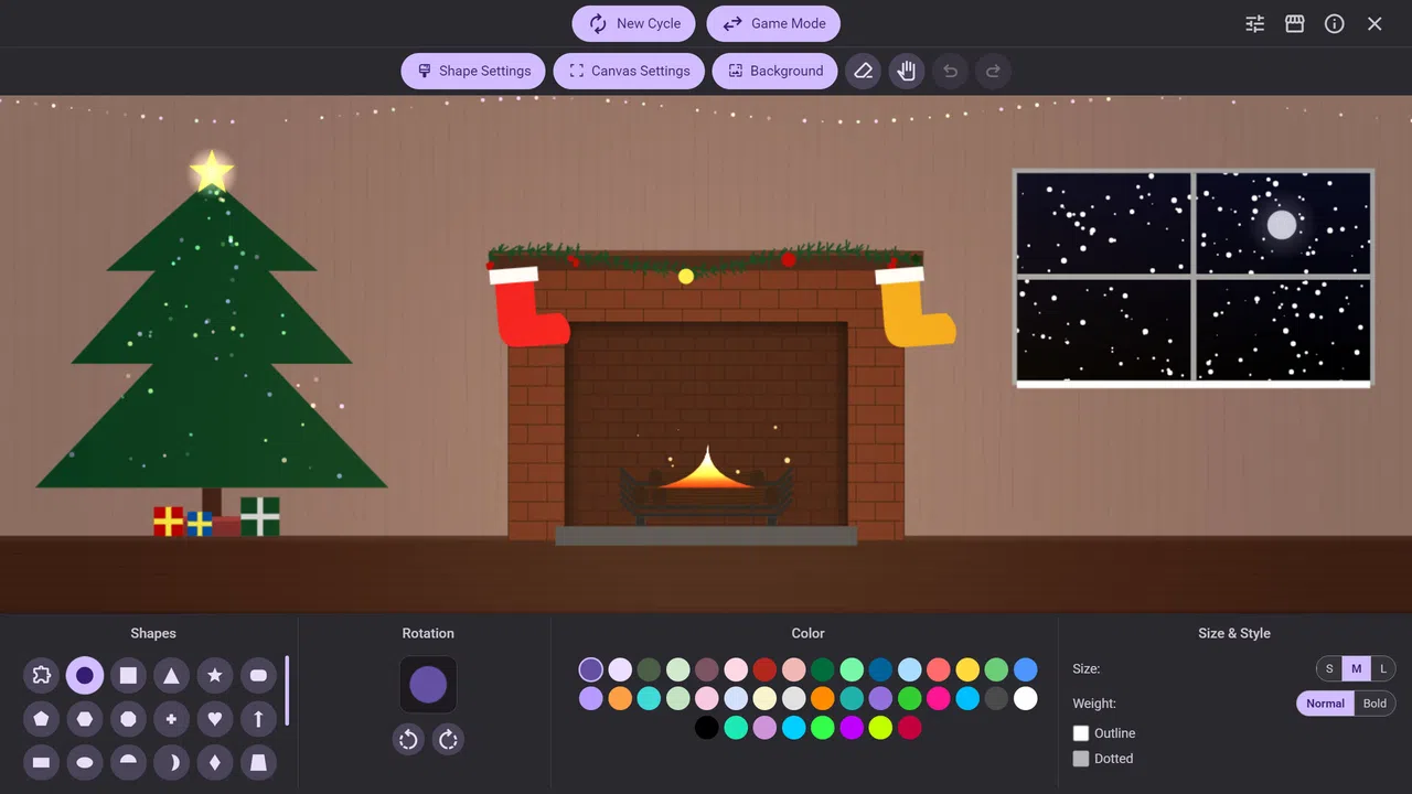 Shapeweaver - Holiday Festive Background Pack Screenshot 3