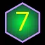 Digit 7 icon