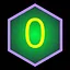 Digit 0 icon