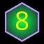 Digit 8 icon