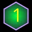 Digit 1 icon
